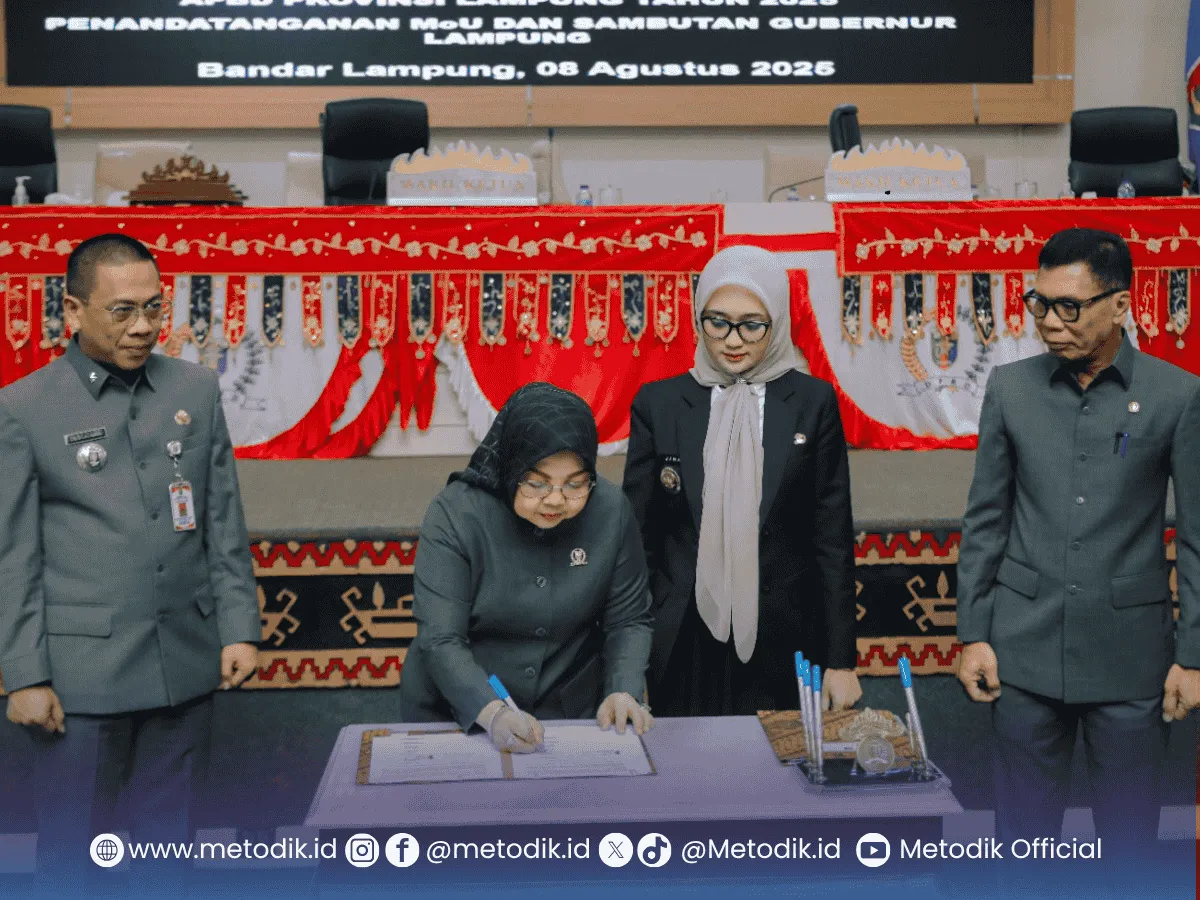 Pemprov Lampung dan DPRD Tanda Tangani Perubahan KUA-PPAS Tahun Anggaran 2025