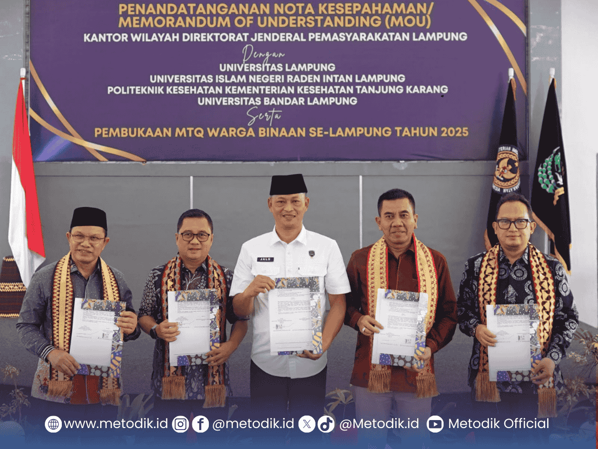 UIN Raden Intan Lampung Jalin Kerjasama dengan Kanwil Ditjen PAS Lampung