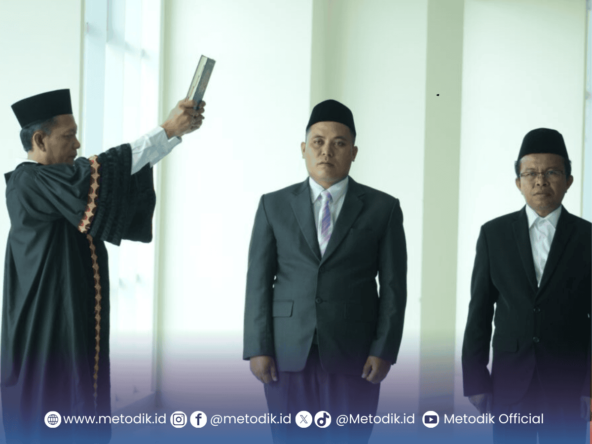 Lantik Dua Pejabat Baru, Rektor UIN Raden Intan Lampung Sampaikan Pesan Menteri Agama