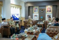 Wagub Jihan Terima Kunjungan Kontingen Daerah Jamnas Pramuka XII