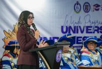 Wagub Jihan Nurlela Hadiri Wisuda Perdana Universitas Indonesia Mandiri di Kabupaten Lampung Selatan
