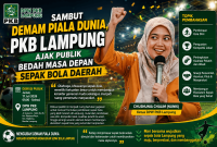Tren Piala Dunia, PKB Lampung Ajak Publik Rumuskan Formula Pembinaan Sepak Bola Lokal