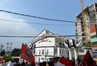 Aksi Demonstrasi, FAGAS Desak Tuntaskan Kasus Korupsi yang Mangkrak di Kejati Lampung