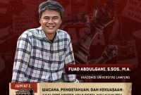 Klasika Gelar Majelis Jum’at Bahas “Kuasa Media” Bersama Akademisi Unila