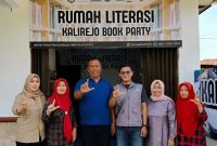 Kunjungan Plt. Bupati ke Rumah Literasi Kalirejo Book Party Perkuat Sinergi Pemerintah dan Komunitas Literasi