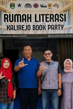 Kunjungan Plt. Bupati ke Rumah Literasi Kalirejo Book Party Perkuat Sinergi Pemerintah dan Komunitas Literasi