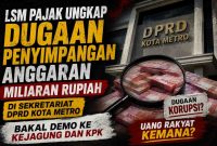 PAJAK Soroti Dugaan Penyimpangan Anggaran Miliaran Rupiah di Sekretariat DPRD Kota Metro, Siapkan Aksi ke Kejagung dan KPK