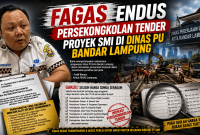 Janggal! FAGAS Curigai Proyek Jalan-Trotoar SMI Bandar Lampung Sarat Rekayasa Tender