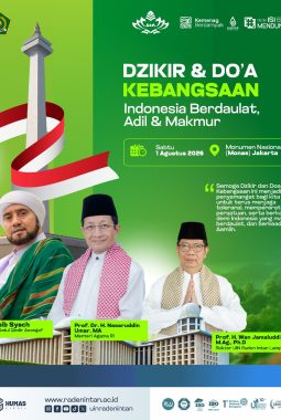 Rektor UIN Raden Intan Lampung Dukung Penuh Zikir dan Doa Kebangsaan Jelang HUT ke-81 RI