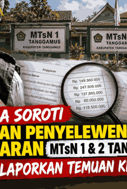 KORSA SOROTI DUGAAN PENYIMPANGAN ANGGARAN MTsN 1 DAN 2 TANGGAMUS, SIAP LAPORKAN TEMUAN KE APH